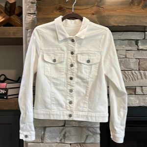 Kut from the Kloth white jean jacket